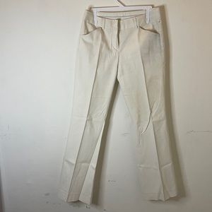 Theory Cream Trousers